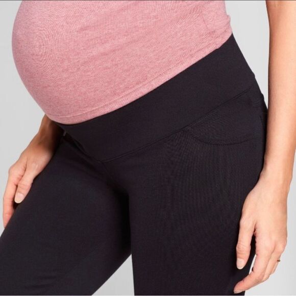 Isabel l Maternity l Black Pants, Jeggings l Mid Rise l Back Pockets l L l NWT - Picture 9 of 9